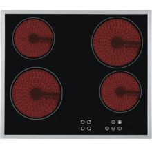 Glaskeramikkochfeld mit vier Kochzonen