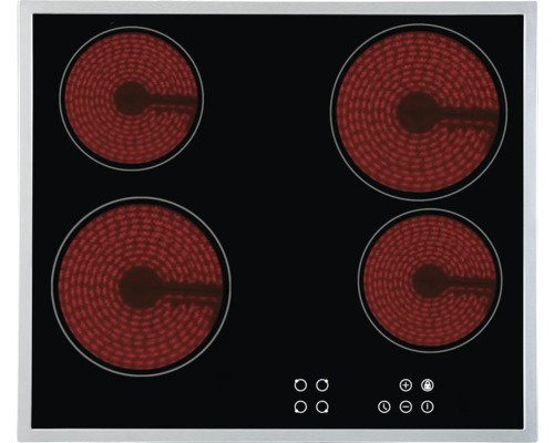 Glaskeramikkochfeld mit vier Kochzonen