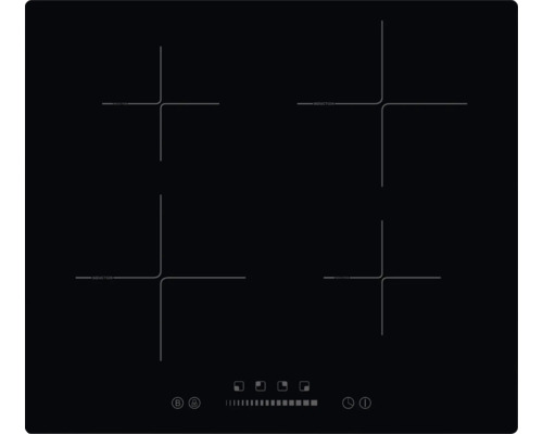 Induktionskochfeld mit vier Kochzonen