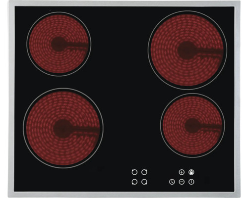 Glaskeramikkochfeld mit vier Kochzonen