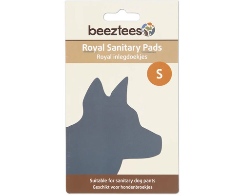 Hundeeinlagen beeztees Royal Einlage für Schutzhöschen S ca. 6 x 3 cm Beeztees Royal Hygieneeinlagen Größe S für Hundehöschen