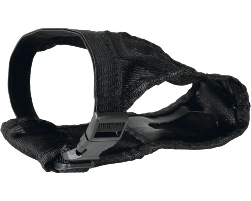 Schlauchschelle aus Stoff mit Kunststoffverschluss