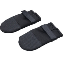 Zwei Hundeschuhe mit Klettverschluss