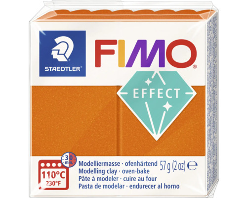 Fimo effect orange metallic 57g