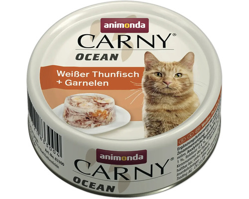 Katzenfutter nass animonda Carny Ocean Thunfisch/Garnele 80 g