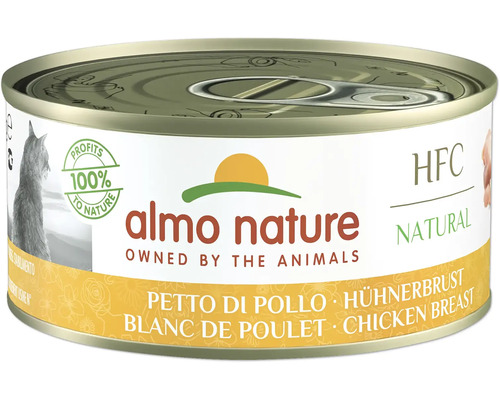 Katzenfutter nass Almo HFC natural Hühnerbrust 150 g Katzenfutter nass Almo HFC natural Hühnerbrust 150 g