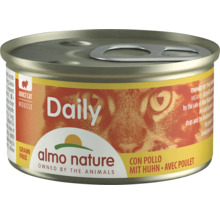 Katzenfutter nass Almo Daily Mousse Huhn 85 g