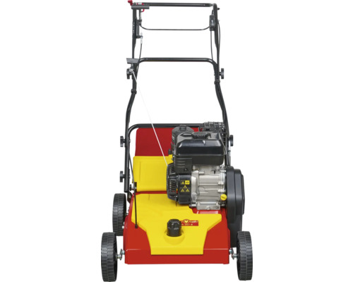 Vertikutierer mit Motor und Rädern