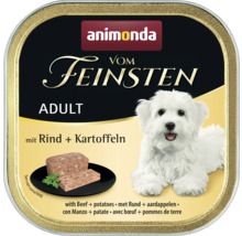 Animonda Vom Feinsten Adult Hundenassfutter mit Rind und Kartoffeln
