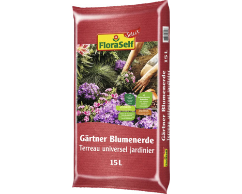 Gärtner Blumenerde FloraSelf Select 15 L