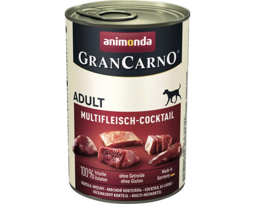 Hundefutter nass animonda Gran Carno Adult Multi-Fleischcocktail 400 g