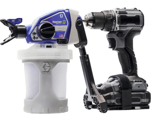 Graco TrueCoat 360 Farbspritzgerät mit Akku-Bohrschrauber