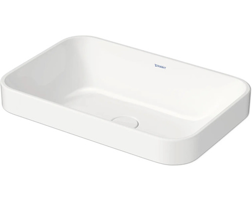 Aufsatzwaschtisch Duravit Happy D.2 Plus rechteck 60x40 cm anthrazit weiß