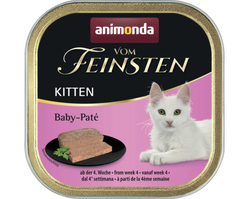 Katzenfutter nass ANIMONDA vom Feinsten Kitten Baby-Paté 100 g