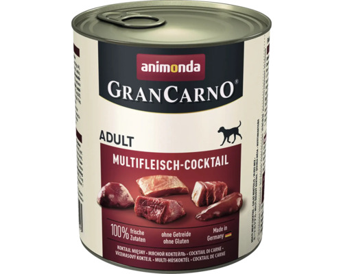 Hundefutter nass animonda Gran Carno Original Adult Multi-Fleischcocktail 800 g