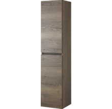 Hochschrank mit zwei Türen im Holzdesign