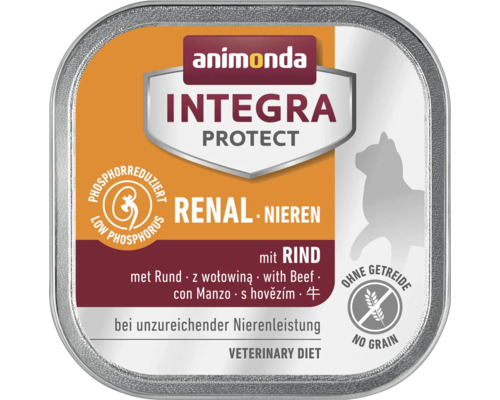 Nassfutter Katze Animonda Protect Niere Rind 100 g