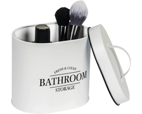 Badezimmer Aufbewahrungsbehälter mit Kosmetikpinseln und Deckel