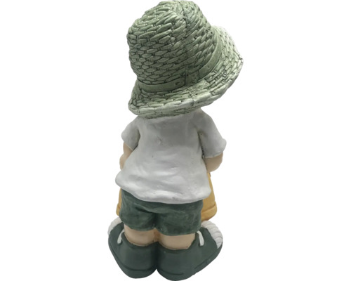 Gartenfigur Junge mit Hut, Gartendekoration