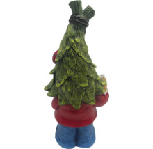 Gartenfigur Zwerg mit Blätterhut