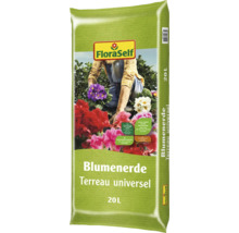 Sack Blumenerde mit 20 Litern Inhalt