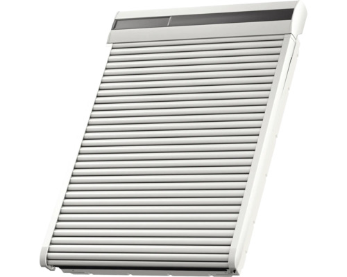 Geschlossener Rollladen aus Aluminium