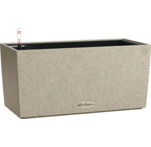 Rechteckiger Pflanzkasten mit Bewässerungssystem und Wasserstandsanzeiger