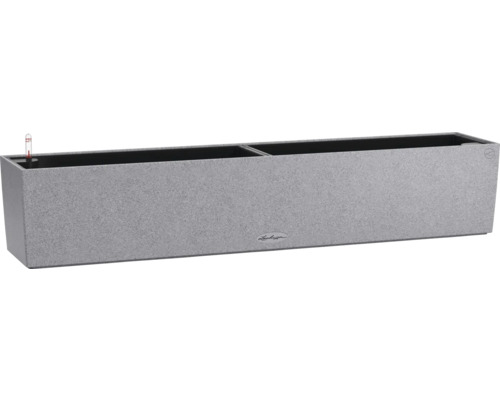 Blumenkasten Lechuza Balconera Stone Kunststoff 99 x 19 x 19 cm grau Rechteckiger Pflanzkasten mit Bewässerungssystem