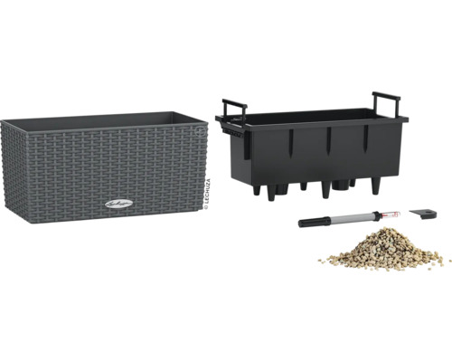 Lechuza Balconera Pflanzkasten mit Bewässerungssystem und Zubehör