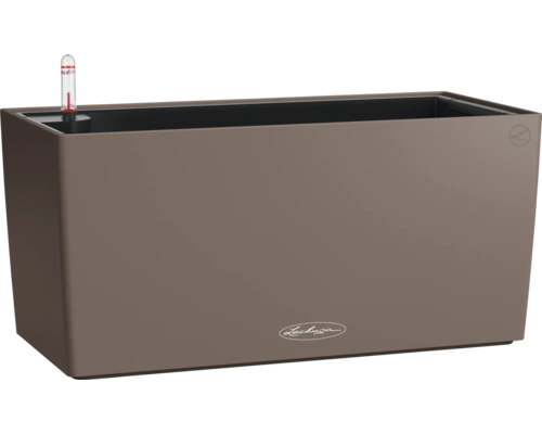 Blumenkasten Lechuza Balconera Color Kunststoff 40 x 19 x 19 cm muskat Lechuza Pflanzgefäß mit Wasserstandsanzeiger