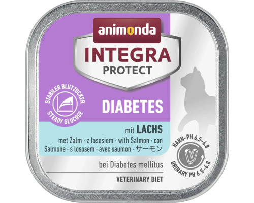 Nassfutter Katze Animonda Protect Diabetes Lachs 100 g