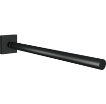 Schwarze Handtuchstange mit quadratischer Halterung