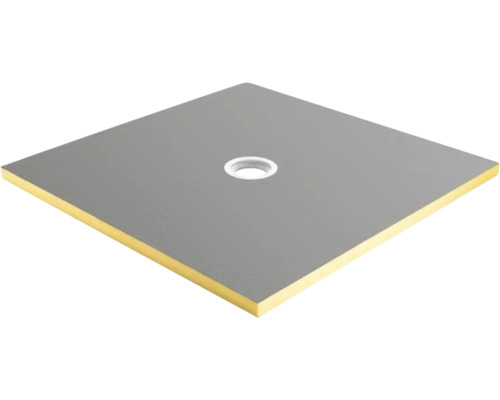 Quadratisches Duschelement mit Ablauf