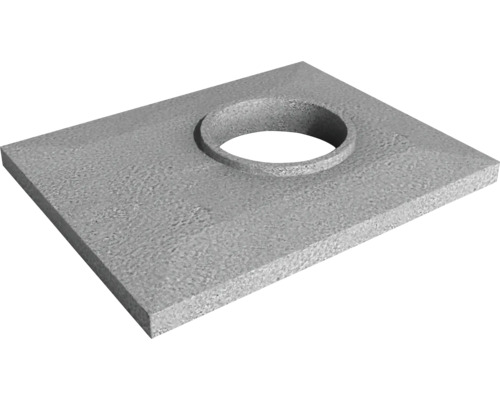 Betonplatte mit Aussparung