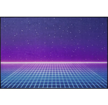 Rastergrafik mit Sternenhimmel im Stil der 1980er Jahre