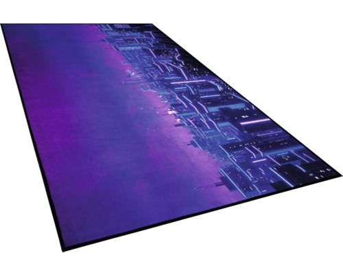 Spielmatte mit digitalem Stadtmotiv