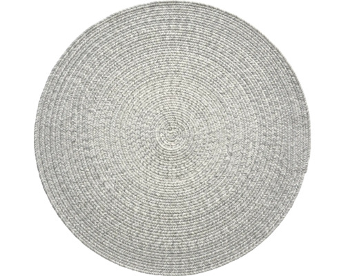 Outdoorteppich Pudong silber Ø 80 cm