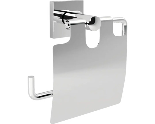 Toilettenpapierhalter Reika Saga mit Deckel chrom glänzend