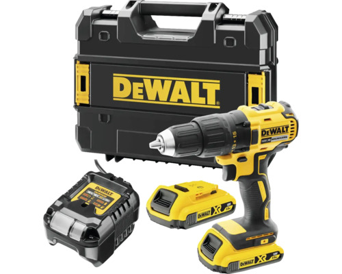 Akku-Bohrschrauber DeWalt DCD777D2T-QW 18 V 2 Ah inkl. T STAK-Box, Dewalt XR 18V System