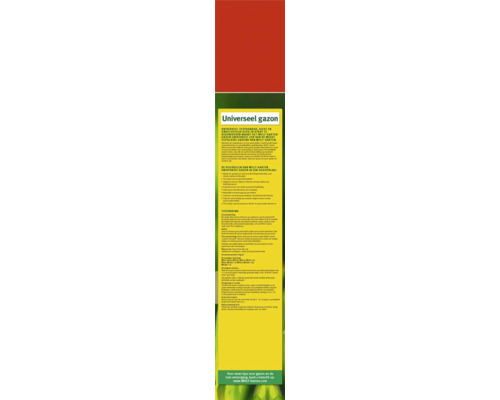 Universelles Rasenproduktetikett