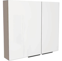 Weißer Badezimmerschrank mit zwei Türen