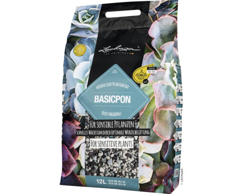 Lechuza Basicpon mineralisches Pflanzsubstrat im 12 Liter Sack Lechuza Basicpon mineralisches Pflanzsubstrat im 12 Liter Sack