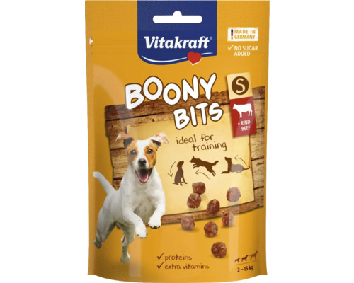 Vitakraft Boony Bits Rind, Hundesnack für Training, kleine Größe
