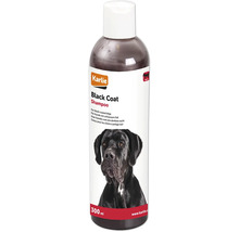 Karlie Black Coat Shampoo für Hunde mit schwarzem Fell in einer 300 Milliliter Flasche