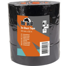 Roxolid 3er-Pack Gewebeband, jeweils 50 Millimeter mal 50 Meter