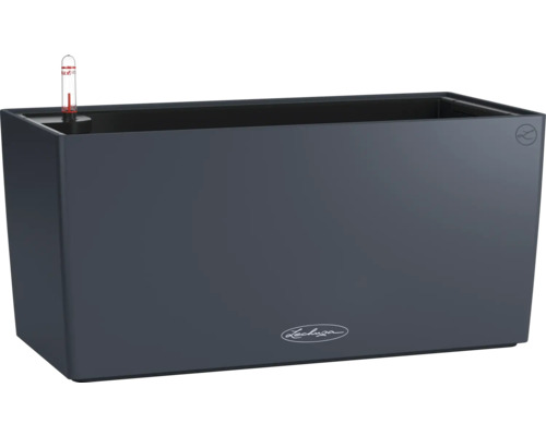 Blumenkasten Lechuza BALCONERA Color Kunststoff 40 x 19 x 19 cm grau Lechuza Pflanzkasten mit Bewässerungssystem