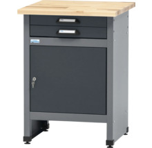 Werkbank mit Schubladen und Schranktür