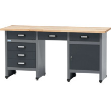 Werkbank mit Schubladen und Schrank