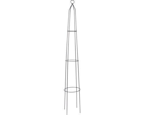 Rankobelisk Levin 150cm, schwarz