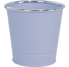 Pflanzgefäß Metall rund Ø 11 cm H 10,6 cm lila